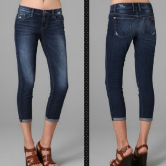 Joe's Jeans Denim - Joe’s Jeans Honey Kicker Crop Nico Wash Capris 29